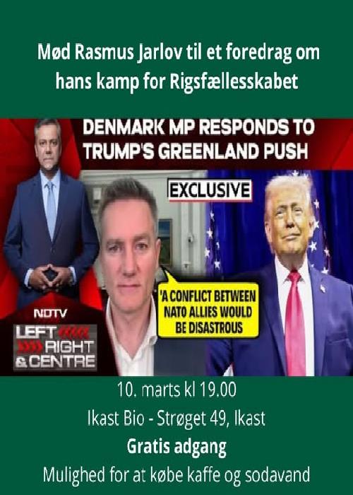 Talk med Rasmus Jarlov om Grønlandskrisen